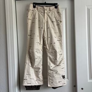 Burton Downtown Women’s Bird on Wire Insulated Ski Pants XS Snowboard